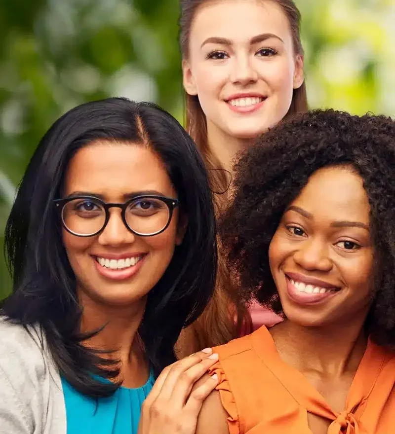 women Portrait of three women of different ages
