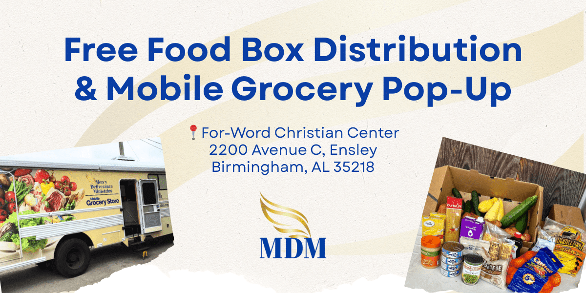 Free Distribution + Mobile Grocery Pop-up